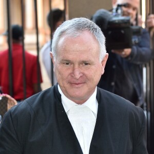Barry Roux, l'avocat d'Oscar Pistorius - Procès d'Oscar Pistorius à Pretoria en Afrique du Sud le 11 septembre 2014.