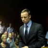Oscar Pistorius au troisieme jour de son proces a Pretoria en Afrique du sud le 21 fevrier 2013.