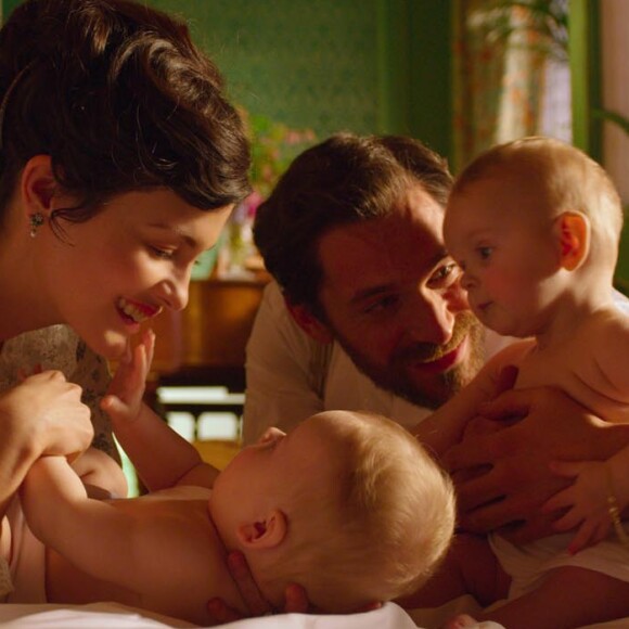 Audrey Tautou avec son mari et ses enfants dans Eternité