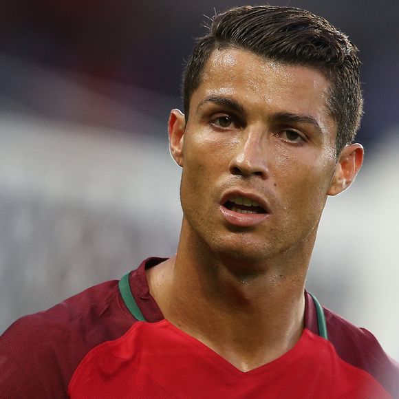 Cristiano Ronaldo pendant l'UEFA Euro 2016 de football match Portugal contre l'Autriche au Parc des Princes à Paris, le 18 juin 2016.