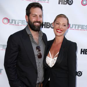 Katherine Heigl et son mari Josh Kelley à la première de " Jenny's wedding " à West Hollywood, le 10 juillet 2015