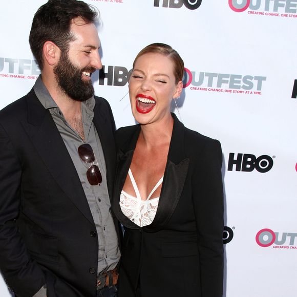 Katherine Heigl et son mari Josh Kelley à la première de " Jenny's wedding " à West Hollywood, le 10 juillet 2015