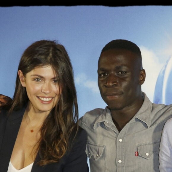 Jules Ritmanic, Leslie Médina, Cyril Mendy, Louka Meliava - Avant-première du film "Camping 3", de Fabien Onteniente, sur les Champs Elysées au cinéma Gaumont Marignan, à Paris, le 23 juin 2016. © Alain Guizard23/06/2016 - Paris