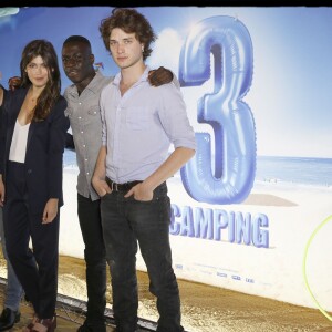 Jules Ritmanic, Leslie Médina, Cyril Mendy, Louka Meliava - Avant-première du film "Camping 3", de Fabien Onteniente, sur les Champs Elysées au cinéma Gaumont Marignan, à Paris, le 23 juin 2016. © Alain Guizard23/06/2016 - Paris