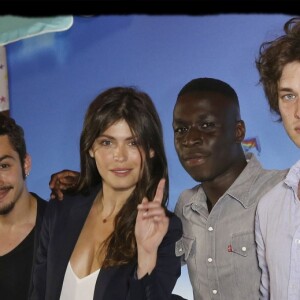 Jules Ritmanic, Leslie Médina, Cyril Mendy, Louka Meliava - Avant-première du film "Camping 3", de Fabien Onteniente, sur les Champs Elysées au cinéma Gaumont Marignan, à Paris, le 23 juin 2016. © Alain Guizard23/06/2016 - Paris