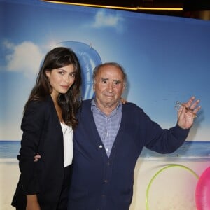 Leslie Médina, Claude Brasseur - Avant-première du film "Camping 3", de Fabien Onteniente, sur les Champs Elysées au cinéma Gaumont Marignan, à Paris, le 23 juin 2016. © Christophe Aubert via Bestimage23/06/2016 - Paris