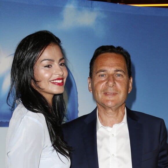 Eric Besson et sa femme Yasmine Tordjman - Avant-première du film "Camping 3", de Fabien Onteniente, sur les Champs Elysées au cinéma Gaumont Marignan, à Paris, le 23 juin 2016. © Christophe Aubert via Bestimage23/06/2016 - Paris