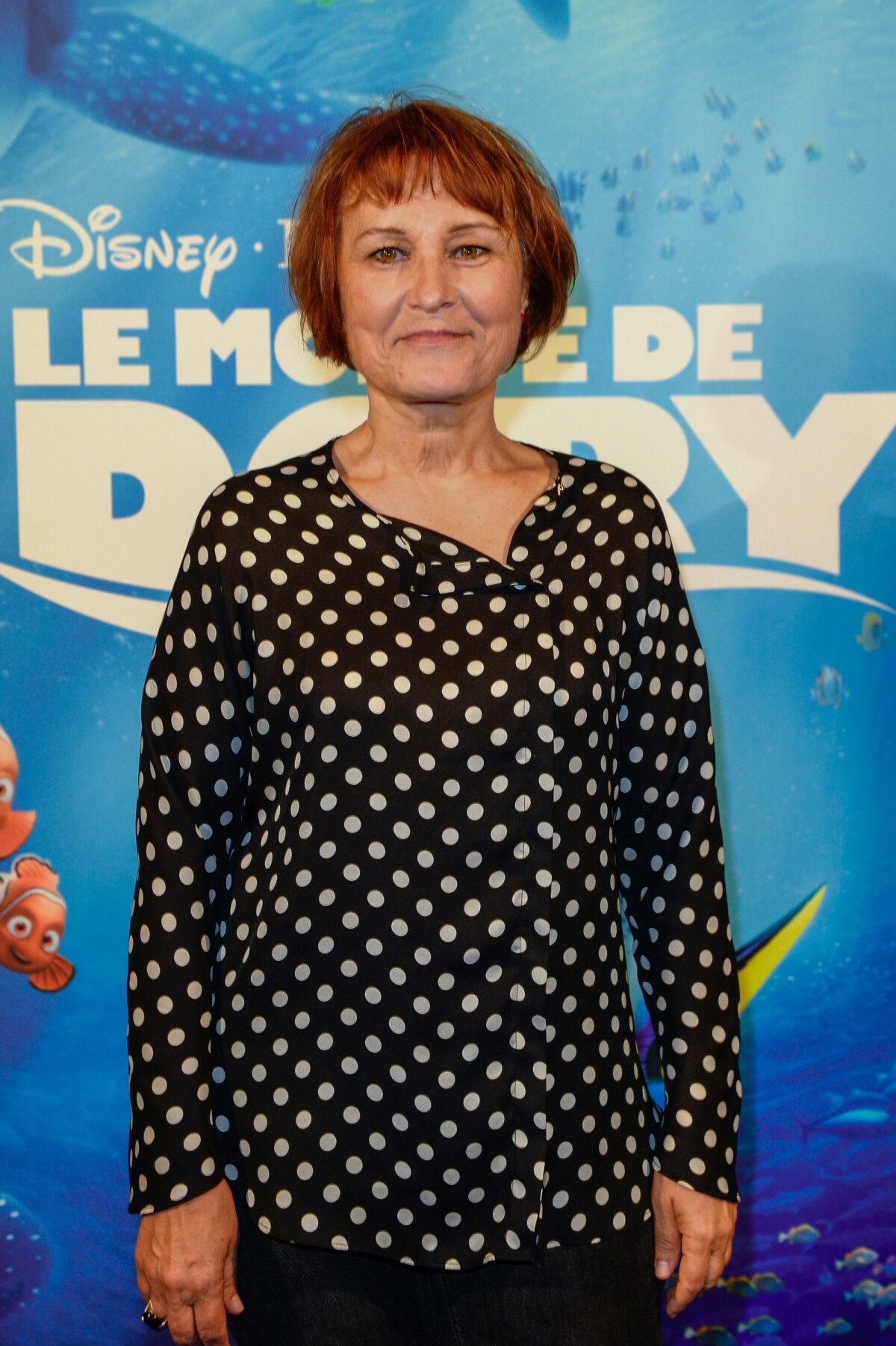 Photo : Céline Monsarrat à la première de 