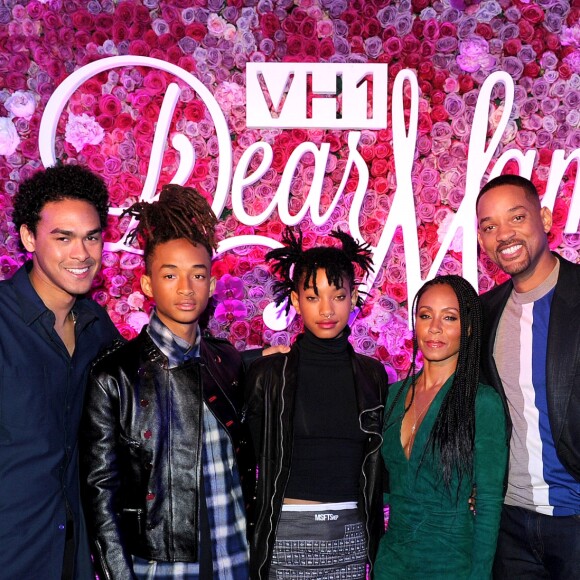 Jada Pinkett Smith, Will Smith, Willow Smith, Jaden Smith et Trey Smith assistent à l'émission "Dear Mama" de VH1 à New York. Le 3 mai 2016.