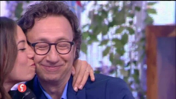Stéphane Bern très ému pour la dernière de "Comment ça va bien ?" sur France 2, le 1er juillet 2016.