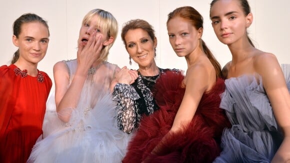 Fashion Week : Céline Dion poursuit son marathon chez Giambattista Valli