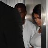 Kim Kardashian et Kanye West après l'anniversaire de Khloé Kardashian le 27 juin 2016 à Los Angeles