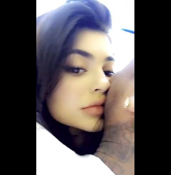 Kylie Jenner et Tyga sur une vidéo postée sur Instagram le 4 juillet 2016