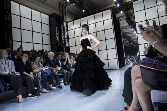 Défilé Giorgio Armani Privé (collection Haute Couture automne-hiver 2016/17) au Palais de Chaillot à Paris, France, le 5 juillet 2016. © Olivier Borde/ Bestimage