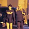 Paris Jackson et sa mere Debbie Rowe font des activités ensemble avant de diner chez Hana Sushi a Temecula, le 4 mai 2013.