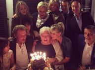 Line Renaud, 88 ans : Vanessa Paradis, Macron et le couple Hallyday à ses côtés