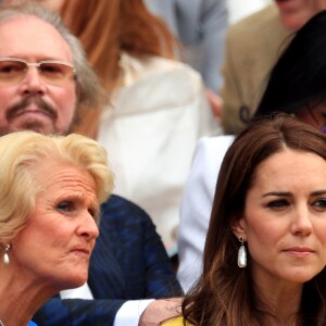 Kate Middleton, Duchesse de Cambridge, au tournoi de Wimbledon à Londres, le 7 juillet 2016