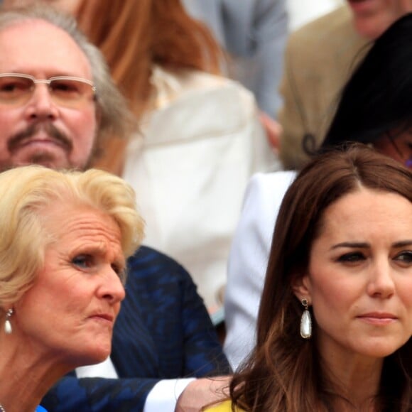 Kate Middleton, Duchesse de Cambridge, au tournoi de Wimbledon à Londres, le 7 juillet 2016