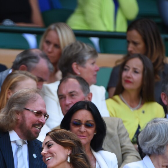 Kate Middleton, Duchesse de Cambridge, au tournoi de Wimbledon à Londres, le 7 juillet 2016