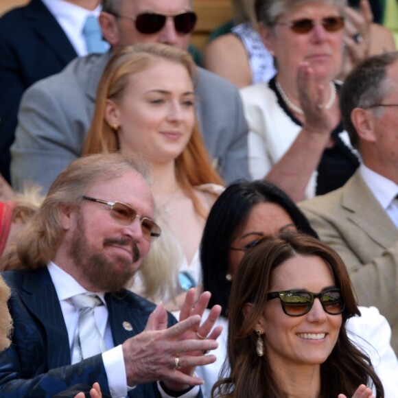 Kate Middleton, Duchesse de Cambridge,  au tournoi de Wimbledon à Londres, le 7 juillet 2016