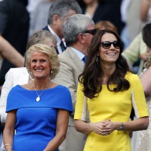 Kate Middleton, Duchesse de Cambridge, au tournoi de Wimbledon à Londres, le 7 juillet 2016