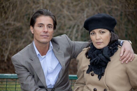 Exclusif - Giuseppe Polimeno ("Qui veut épouser mon fils", saison 1) et son amie Khadija, enceinte, posent le 4 janvier 2011.