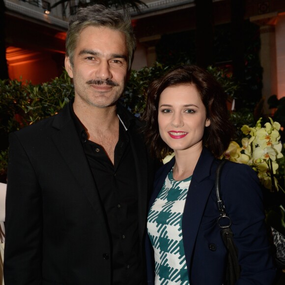 Exclusif - François Vincentelli et sa compagne Alice Dufour - People à la soirée brésilienne pour l'inauguration du "Brasilian Patio" à l'hôtel Prince de Galles à Paris. Le 29 juin 2016 © Rachid Bellak / Bestimage