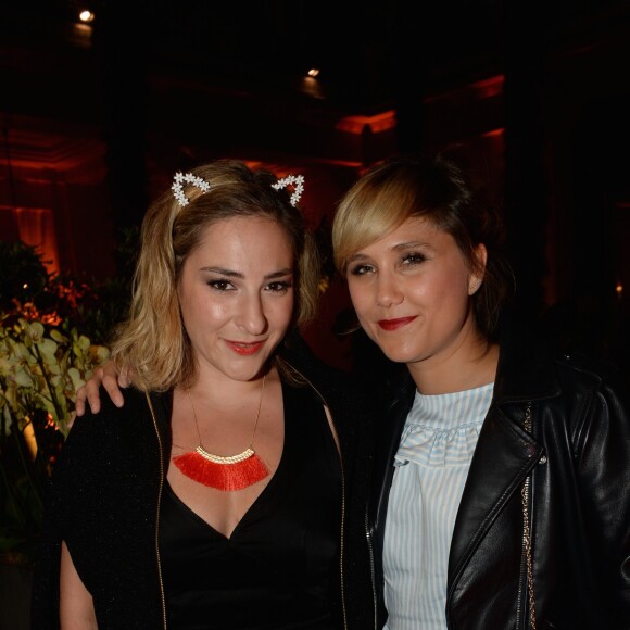 Exclusif - Marilou Berry & Bérengère Krief - People à la soirée brésilienne pour l'inauguration du "Brasilian Patio" à l'hôtel Prince de Galles à Paris. Le 29 juin 2016 © Rachid Bellak / Bestimage