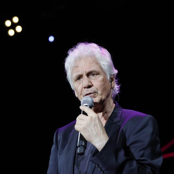 Gérard Lenorman - Concert lors de la journée de l'association "Enfant Star & Match" à la Pinède de Juan Les Pins le 8 juillet 2016.