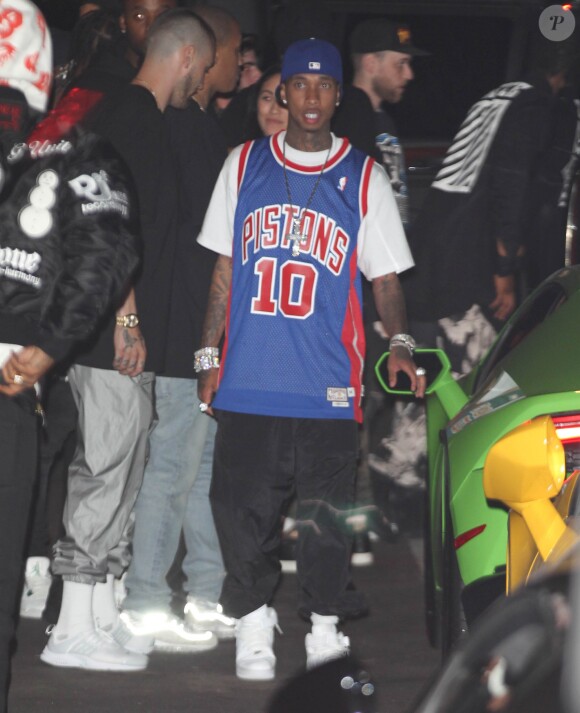 Le rappeur Tyga quitte le 1 OAK nightclub à West Hollywood, le 23 juin 2016.