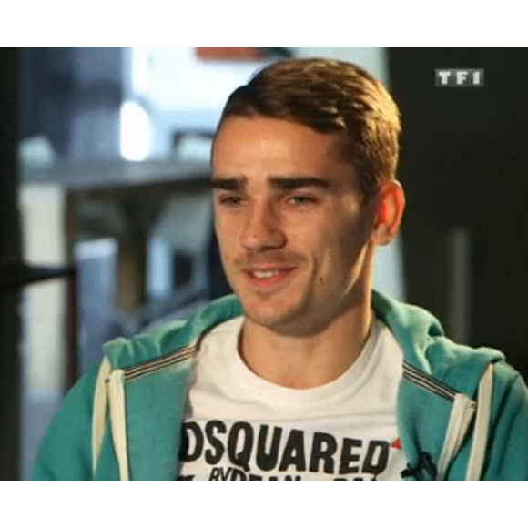 Antoine Griezmann et ses proches s'expriment dans "Sept à Huit" sur TF1. Le 10 juillet 2016.