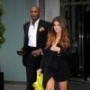 Khloé Kardashian et Lamar Odom à New York le 30 avril 2012