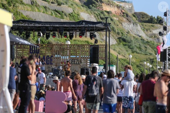 Ambiance sur le Big Festival à Biarritz le 10 juillet 2016