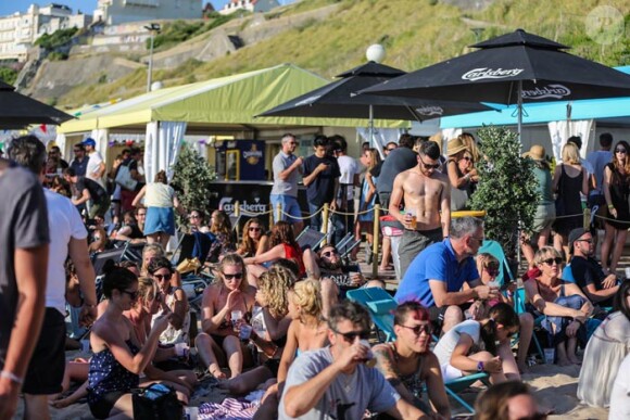 Ambiance sur le Big Festival à Biarritz le 10 juillet 2016