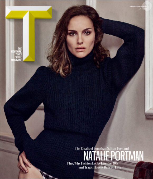 Natalie Portman en couverture de la revue T pour le magazine du New York Times - été 2016