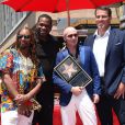 Pitbull (Armando Christian Perez), Lil Jon, Luther Campbell et Tony Robbins - Pitbull (Armando Christian Perez) inaugure son étoile sur le Walk Of Fame à Hollywood. Los Angeles, le 15 juillet 2016.