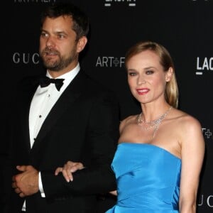 Diane Kruger et son compagnon Joshua Jackson - Gala "The LACMA 2015 Art+Film" en l'honneur de James Turrell et Alejandro Inarritu à Los Angeles, le 7 novembre 2015.