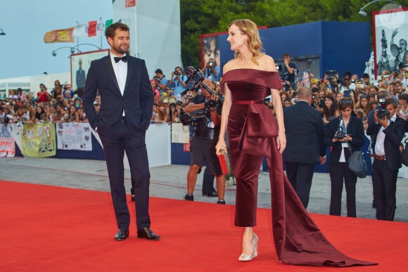 Diane Kruger et son compagnon Joshua Jackson - Tapis rouge du film Black Mass (Strictly Criminal) lors du 72ème festival du film de Venise (la Mostra), le 4 septembre 2015.