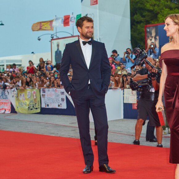 Diane Kruger et son compagnon Joshua Jackson - Tapis rouge du film Black Mass (Strictly Criminal) lors du 72ème festival du film de Venise (la Mostra), le 4 septembre 2015.