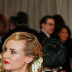 Joshua Jackson et sa compagne Diane Kruger - Soirée Costume Institute Gala 2015 (Met Ball) au Metropolitan Museum, célébrant l'ouverture de Chine: à travers le miroir à New York. Le 4 mai 2015.