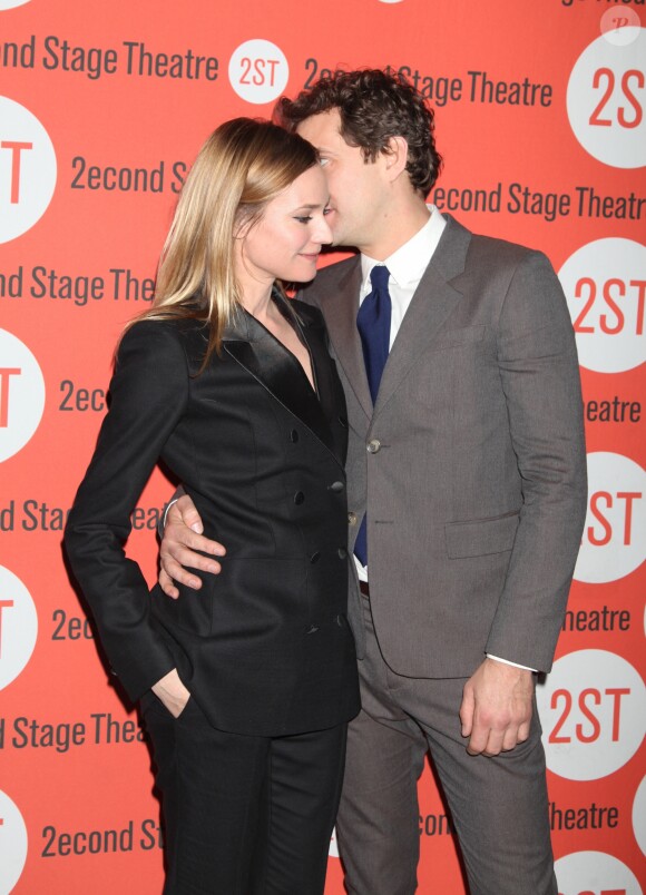 Diane Kruger et Joshua Jackson à la première de la pièce "Smart People" à New York le 11 février 2016