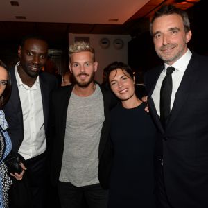 Omar Sy (ambassadeur de la marque) et sa femme Hélène, Matt Pokora (M. Pokora), Alessandra Sublet et son mari Clément Miserez - Inauguration de la boutique Audemars Piguet, 15 rue Royale, et présentation de la nouvelle collection Royal Oak Yellow Gold, à Paris, le 26 mai 2016. © Rachid Bellak/Bestimage