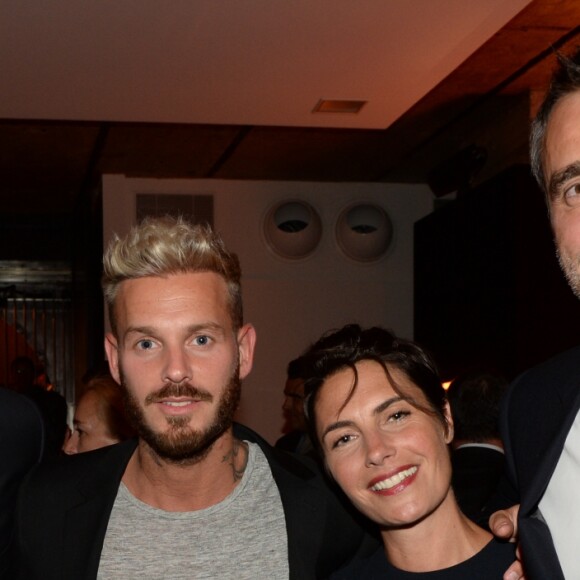 Omar Sy (ambassadeur de la marque) et sa femme Hélène, Matt Pokora (M. Pokora), Alessandra Sublet et son mari Clément Miserez - Inauguration de la boutique Audemars Piguet, 15 rue Royale, et présentation de la nouvelle collection Royal Oak Yellow Gold, à Paris, le 26 mai 2016. © Rachid Bellak/Bestimage