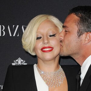 Lady Gaga et Taylor Kinney à la soirée Harper's BAZAAR célébrant les icônes par Carine Roitfeld à New York City le 5 septembre 2014
