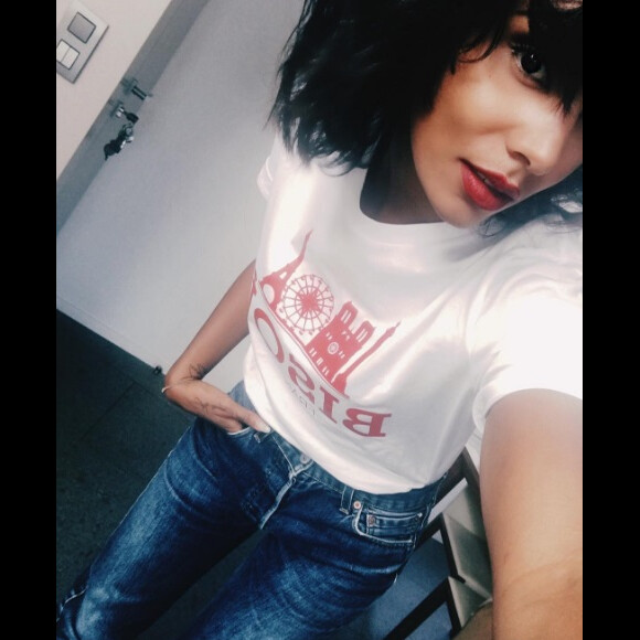 Shy'm dévoile sa nouvelle coupe de cheveux sur Instagram (juillet 2016).