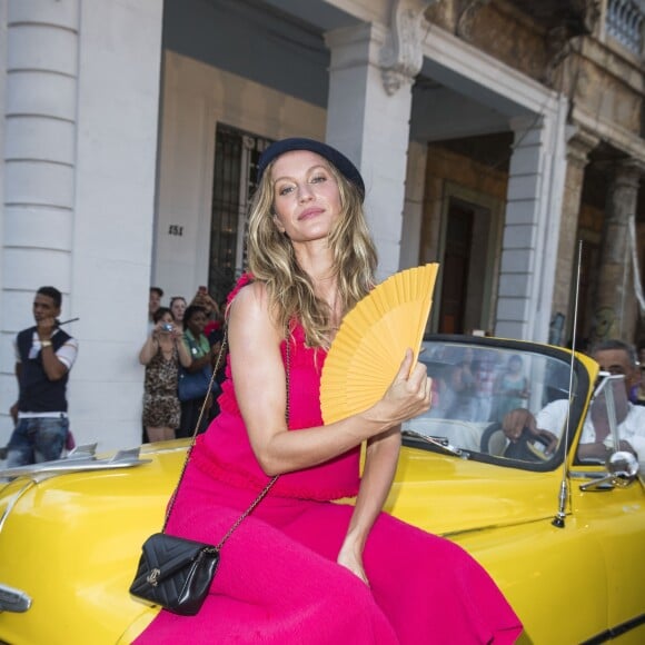 Gisele Bündchen - People au defilé Croisière Chanel à La Havane à Cuba, le 3 mai 2016. © Olivier Borde/Bestimage