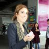 Léa Salamé à l'aéroport de Nice pour assister au 69ème festival international du film de Cannes le 11 mai 2016.