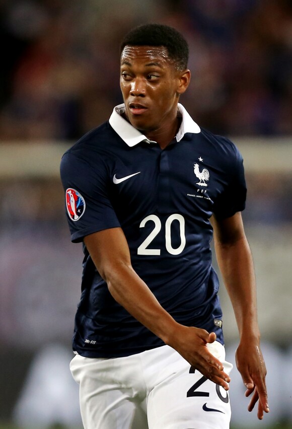 Anthony Martial - Match amical France-Serbie à Bordeaux le 7 septembre 2015. La France bat la Serbie grâce à un doublé de Matuidi (2-1)  Friendly soccer match France Vs Serbie in Bordeaux on september 7, 2015.07/09/2015 - Bordeaux