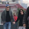 Shannen Doherty et son mari Kurt Iswarienko se promènent dans les rues de Paris le 18 mars 2016