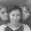 Shannen Doherty, atteinte d'un cancer, se rasant le crâne dans des photos dévoilées le 22 juillet 2016.